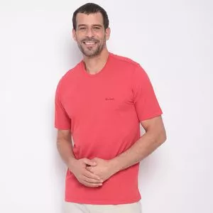Camiseta Careca Meia Malha<BR>- Vermelha