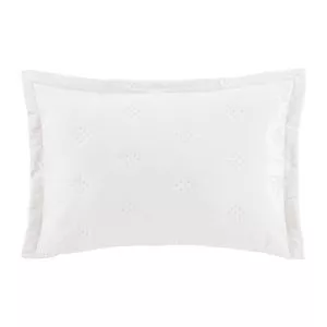 Porta-Travesseiro Toque Acetinado<BR>- Branco<BR>- 70x50cm