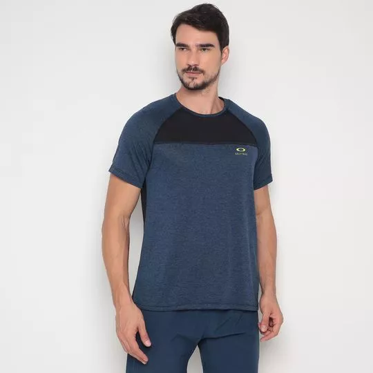 Camiseta Trnx Mesh Ss Tee- Azul Marinho & Preta