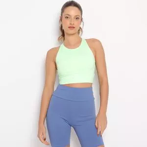 Cropped Nadador<BR>- Verde Claro<BR>- Physical Fitness