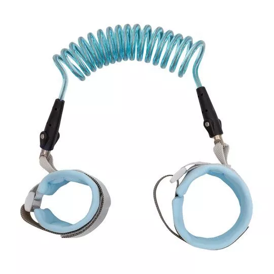Cordão De Segurança Para Pulso- Azul- 150cm- Buba