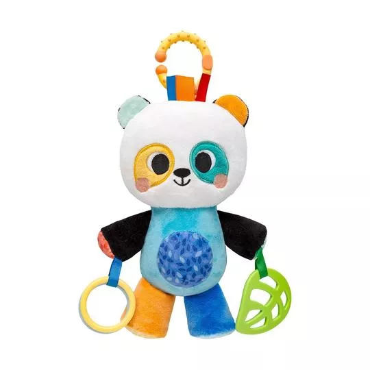 Treme-Treme De Atividades Panda- Azul & Branco- 31x16x8cm- Buba