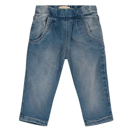 Calça Jeans- Azul- Carinhoso