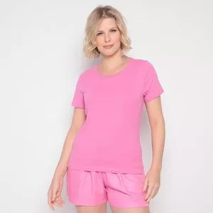 Camiseta Lisa<BR>- Pink