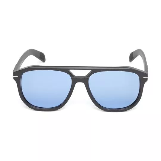 Óculos De Sol Máscara- Preto & Azul- Triton