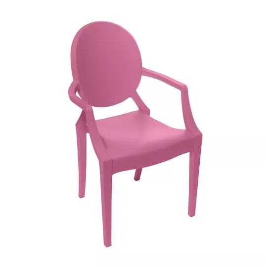 Cadeira Invisible Kids- Rosa- 63x34,5x33cm