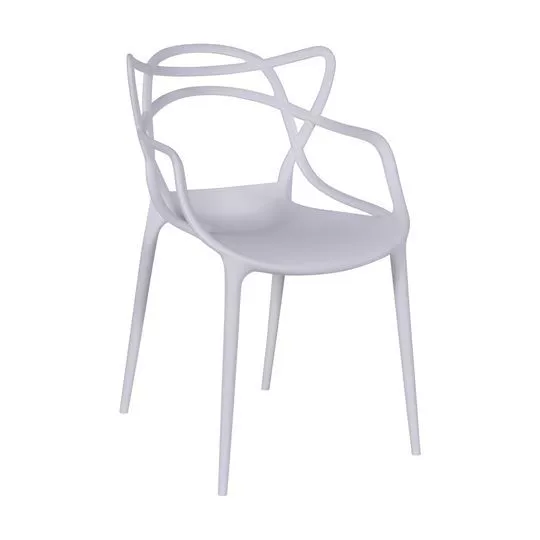 Cadeira Solna- Branca- 83,5x43x54cm