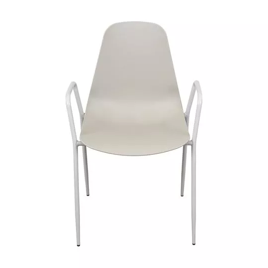 Cadeira Básica- Cinza Claro- 85,5x45,2x53,5cm