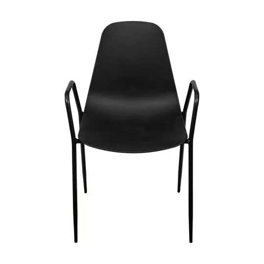 Cadeira Básica- Preta- 85,5x45,2x53,5cm
