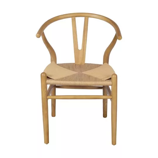 Cadeira Texturizada- Marrom Claro- 80x56,5x58cm