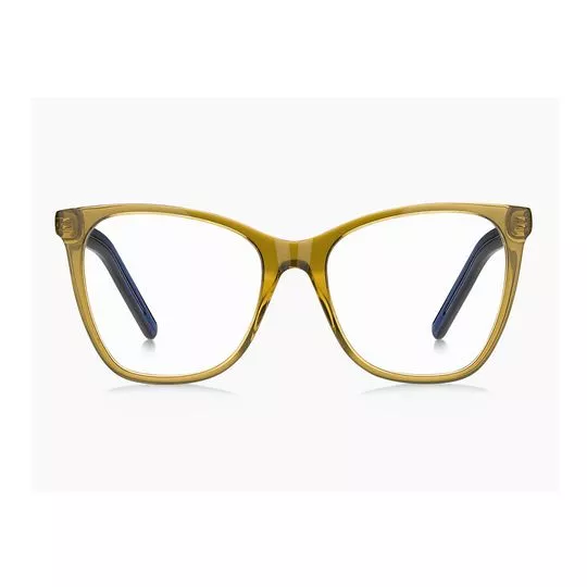 Armação Quadrada Para Óculos De Grau- Amarela & Laranja- Marc Jacobs