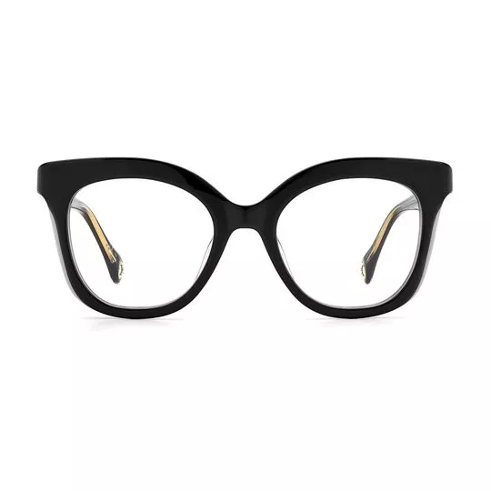 Armação Gatinho Para Óculos De Grau- Preta- Carolina Herrera