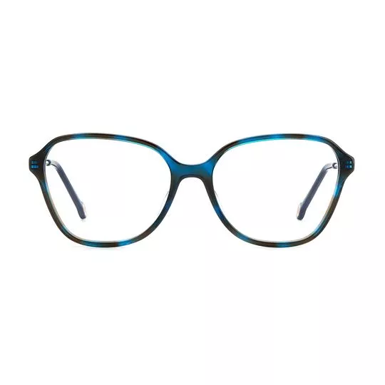 Armação Arredondada Para Óculos De Grau- Azul & Preta- Carolina Herrera
