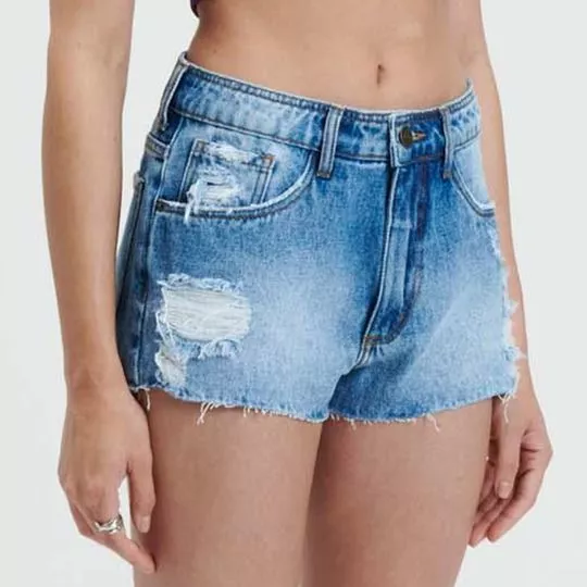 Short Jeans Destroyed- Azul- My Favorite Things