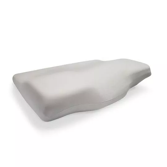 Travesseiro Anatômico- Branco- 12x52x38cm