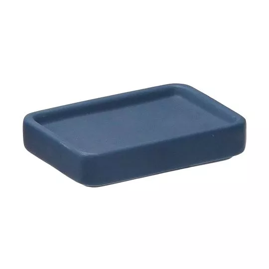 Porta-Sabonete- Azul Escuro- 2,5x12,5x8,5cm- Mabruk