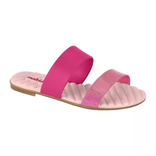 Sandália Com Recortes- Pink