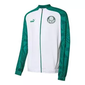 Jaqueta Palmeiras®<BR>- Branca & Verde