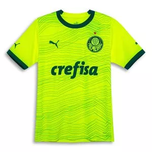 Camiseta Palmeiras®<BR>- Verde Limão & Verde Escuro