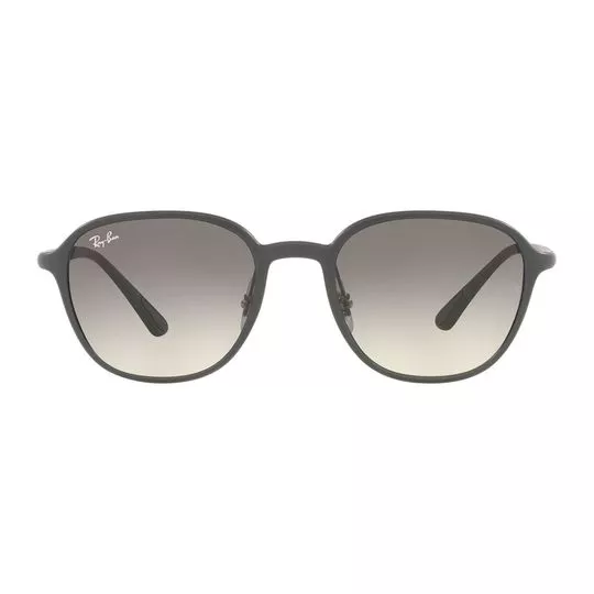 Óculos De Sol Arredondado- Cinza- Ray Ban