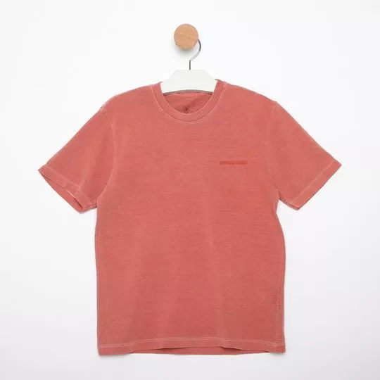 Camiseta Estonada- Vermelha- Enrico Rossi