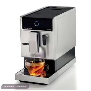 Maquina De Café Espresso Safira Ariete® 1450<BR>- Inox & Cinza<BR>- 44,5x23x37,5cm<BR>- 1,2L<BR>- 127V<BR>- 1470W<BR>- Ariete