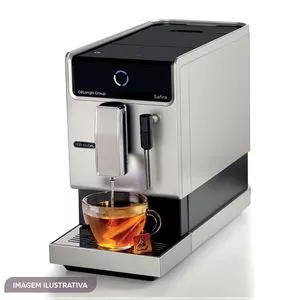 Maquina De Café Espresso Safira Ariete® 1451<BR>- Inox & Cinza<BR>- 44,5x23x37,5cm<BR>- 1,2L<BR>- 220V<BR>- 1470W<BR>- Ariete