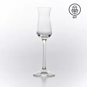 Jogo De Taças Multiuso Para Destilados Grapa<BR>- Cristal<BR>- 6Pçs<BR>- 50ml<BR>- Bohemia