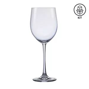 Jogo De Taças Multiuso Para Vinho & Água Vintage<BR>- Cristal<BR>- 2Pçs<BR>- 700ml<BR>- Bohemia