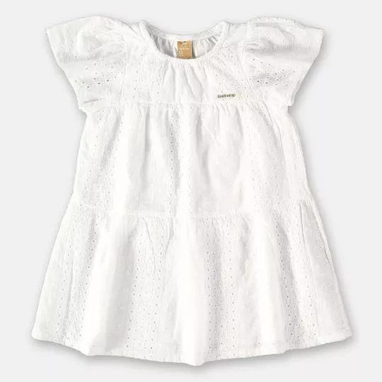 Vestido Em Laise- Branco- Up Baby