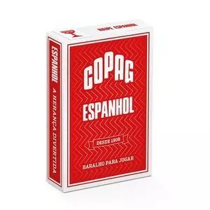 Baralho Espanhol<BR>- Branco & Verde<BR>- 50 Cartas<BR>- Copag