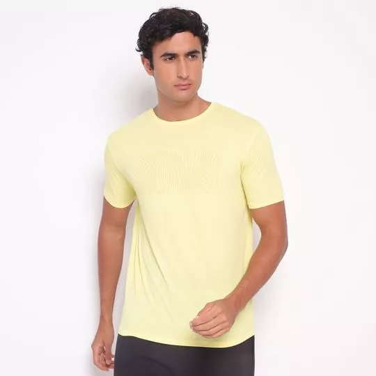 Camiseta Básica - Amarelo Claro - Live