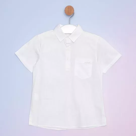 Camisa Com Recortes - Off White - Oliver