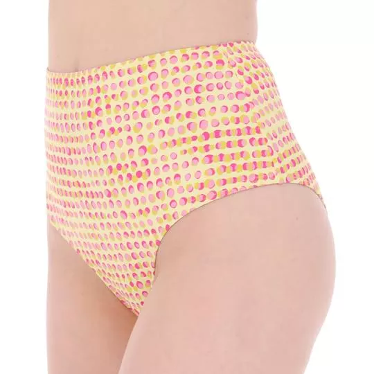 Hot Pant Geométrico- Amarela & Rosa