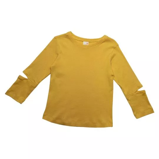 Blusa Lisa- Amarelo Escuro