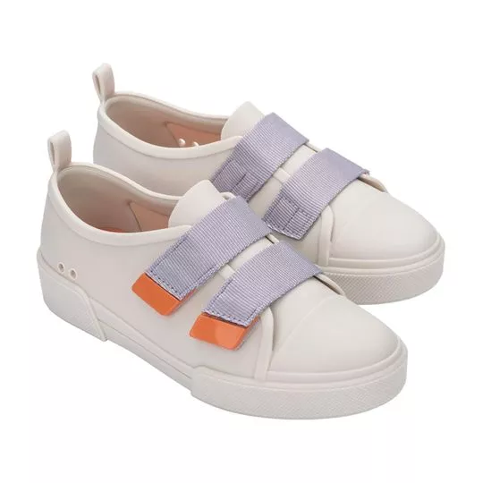 Melissa Cool Sneaker- Off White & Laranja