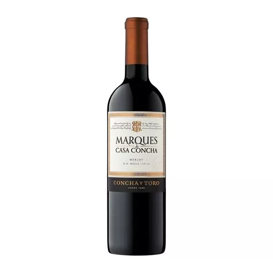 Vinho Marques De Casa Concha Tinto- Merlot- 2020- Chile- 750ml- Concha Y Toro