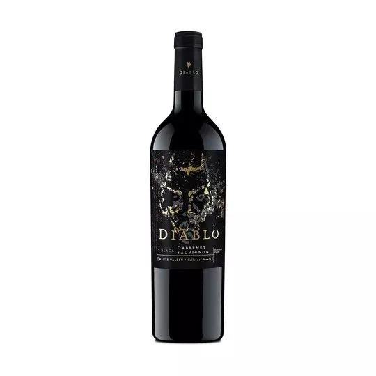 Vinho Diablo Black Tinto- Cabernet Sauvignon- Chile, Valle Del Malle- 750ml- Concha Y Toro