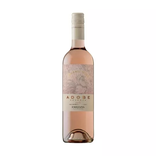 Vinho Emiliana Adobe Rosé- Syrah - Cabernet Sauvignon - Merlot- Chile, Valle De Rapel- 750ml- La Pastina
