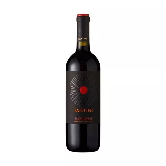 Vinho Fantini Tinto- Sangiovese- 2019- Itália, Abruzzo- 750ml- Fantini