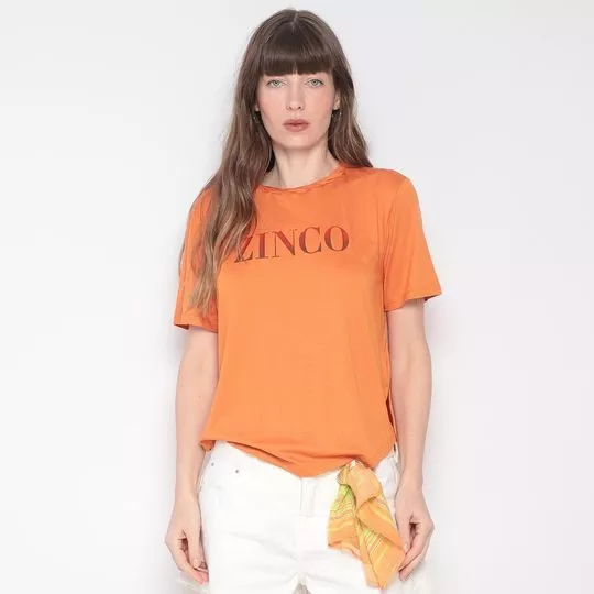 Camiseta Zinco®- Laranja- Zinco