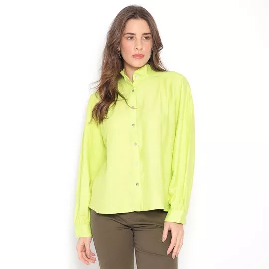 Camisa Lisa- Verde Limão- Iódice