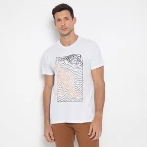 Camiseta Canguru<BR>- Branca & Preta