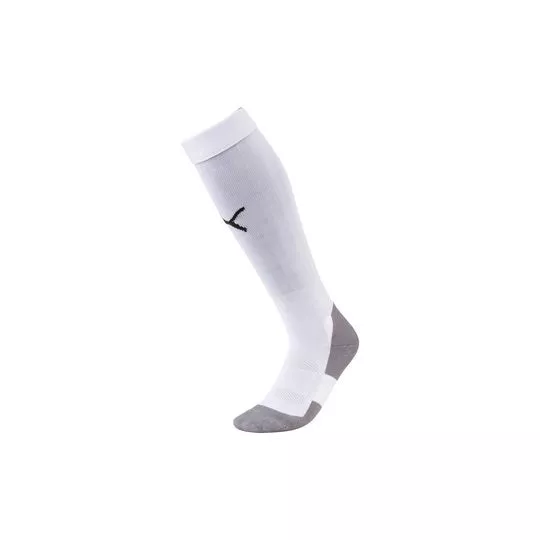 Par De Meiões Liga Socks Core- Branco & Preto