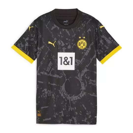 Camiseta Borussia Dortmund®- Preta & Amarela