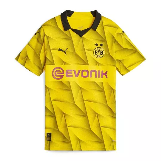 Camiseta Borussia Dortmund®- Amarela & Preta