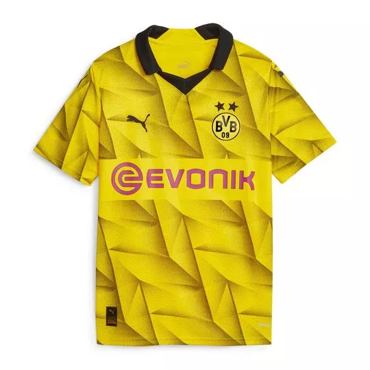 Camiseta Borussia Dortmund® - Amarela & Preta