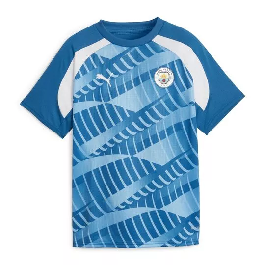 Camiseta Manchester City® - Azul & Branca