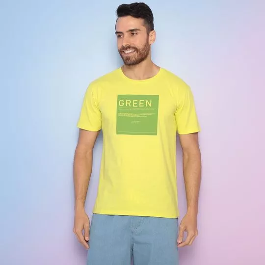 Camiseta Green- Amarela & Verde- Iódice
