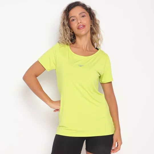 Camiseta Speedo®- Verde Limão-  Speedo